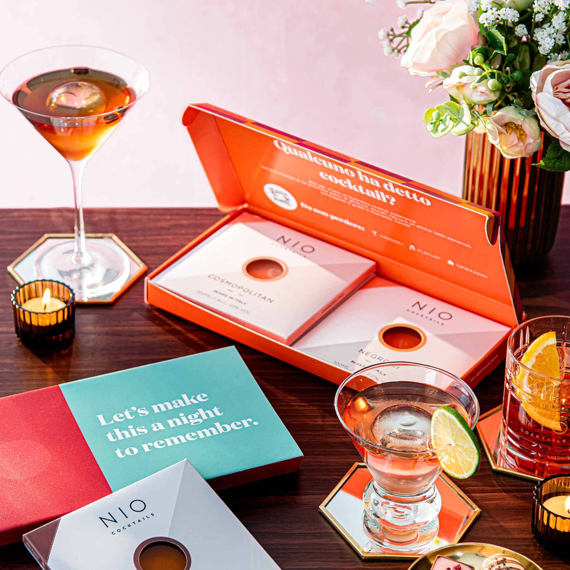 Cocktail box di San Valentino da 6 cocktail